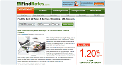 Desktop Screenshot of findrates.com